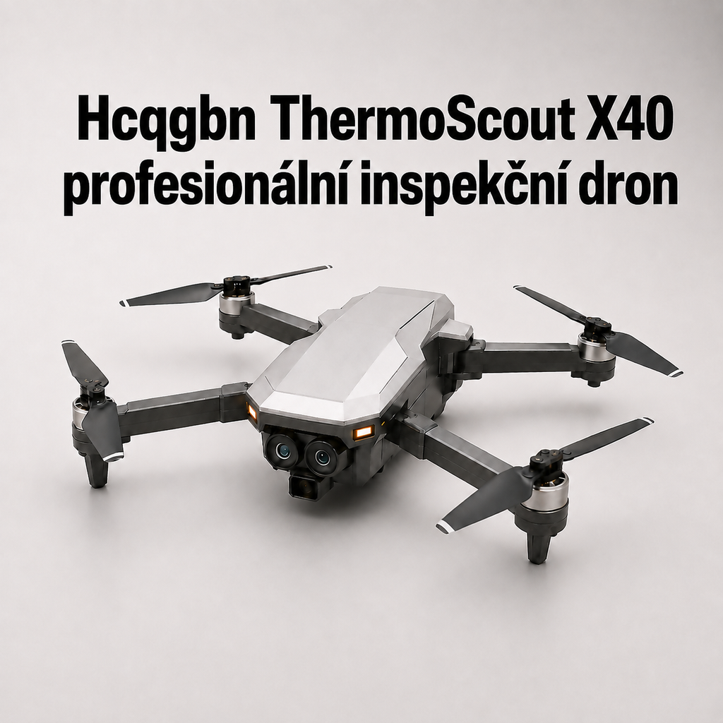 Hcqgbn ThermoScout X40 profesionální inspekční dron s 4K kamerou a termovizí