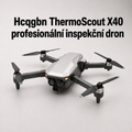 Hcqgbn ThermoScout X40 profesionální inspekční dron s 4K kamerou a termovizí
